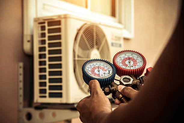 Professional Hvac technician working in Lawson, MO